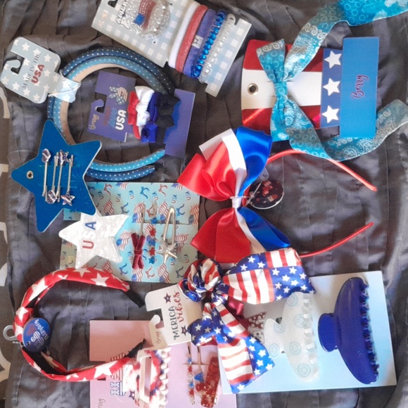 Star-Spangled Kids Hair Accessory Collection - Picture 1 of 4
